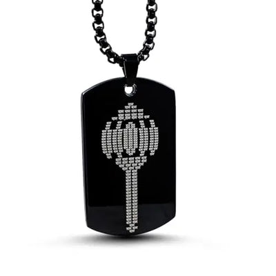 Ram Name Micro-Carved Hanuman Pendant Necklace – Black Stainless Steel Religious Locket for Men | Portable Devotion Jewelry | 20g