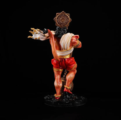 Hanuman Ji Multicolor Idol – Resin Figurine for Car Dashboard, Home Temple & Spiritual Gifting | Compact & Durable | Artmorra Crafts